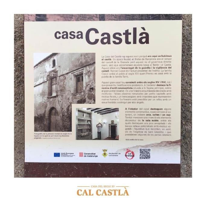 Cal Castla Villa La Granada Eksteriør billede